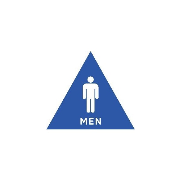 Men, 12" W x Triangle, Acrylic